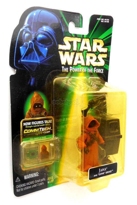 Star Wars / Jawa + Gonk Droid / POTF Collection / 1999 Hasbro 3.75 Inch Action Figure / MOC