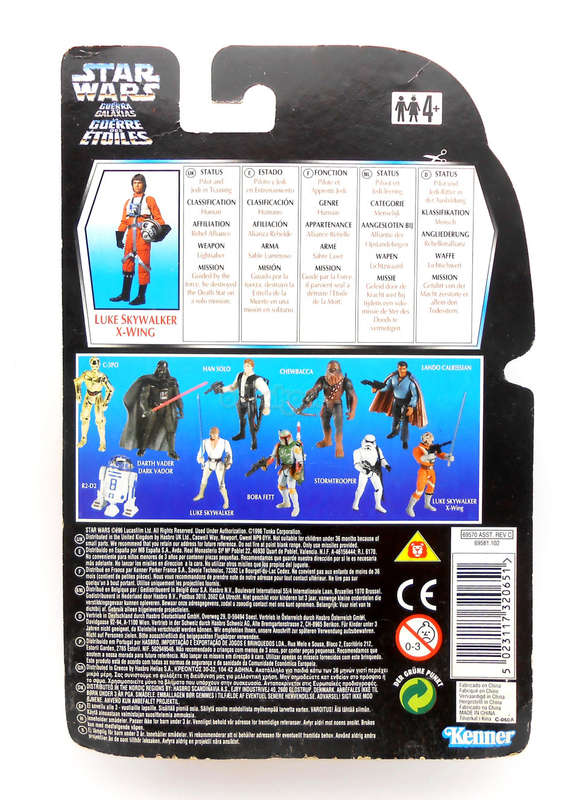 Star Wars / Luke Skywalker X-Wing Pilot / POTF / 1996 Kenner 3.75 Inch Action Figure / MOC