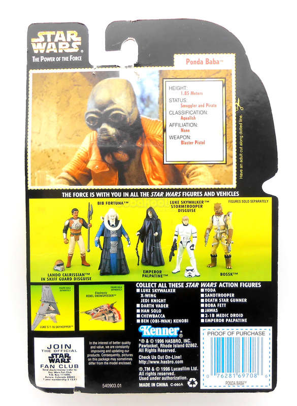 Star Wars / Ponda Baba / POTF Collection / 1996 Kenner 3.75 Inch Action Figure / MOC
