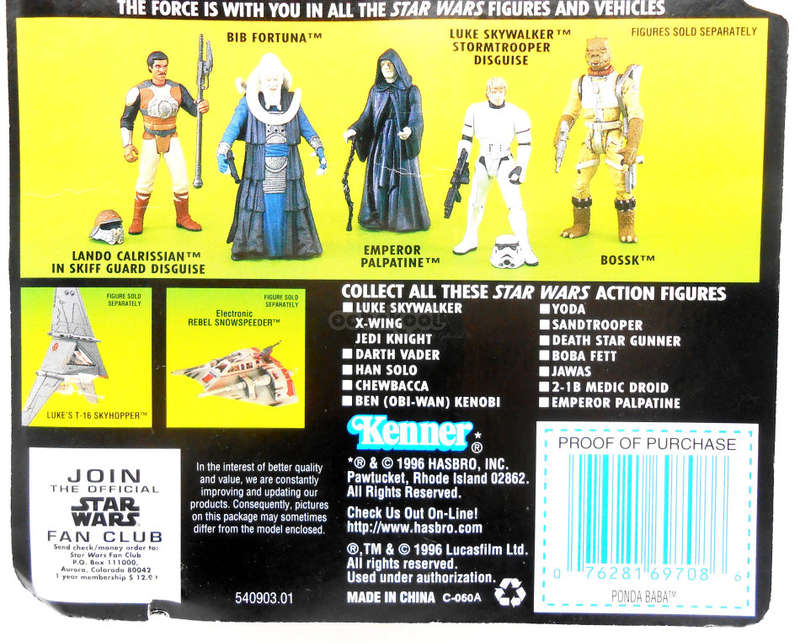 Star Wars / Ponda Baba / POTF Collection / 1996 Kenner 3.75 Inch Action Figure / MOC
