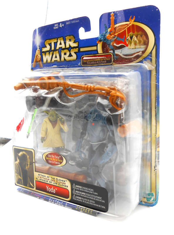 Star Wars / Yoda / Attack Of The Clones / 2002 Hasbro 3.75" Series Action Figure / MOC
