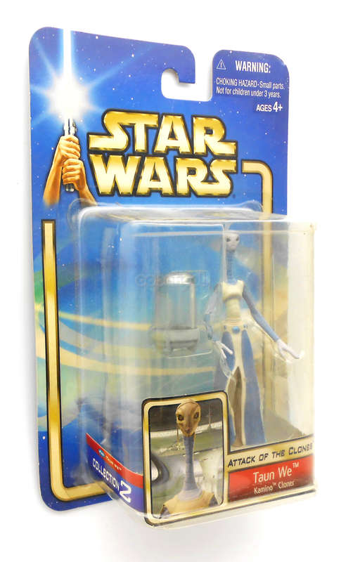Star Wars / Taun We Kamino Cloner / Attack Of The Clones / 2002 Hasbro 3.75" Series / MOC
