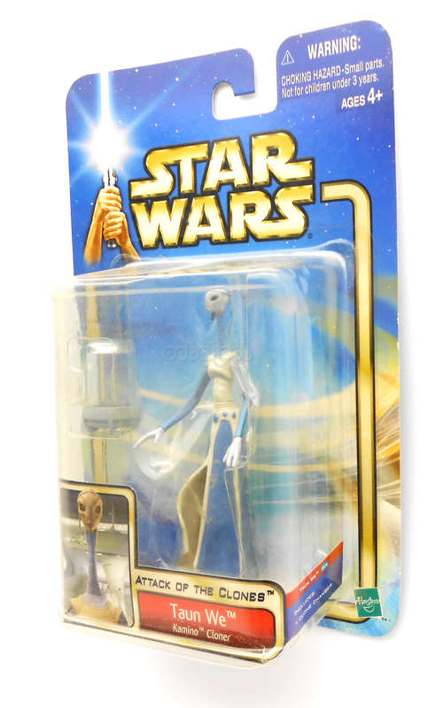 Star Wars / Taun We Kamino Cloner / Attack Of The Clones / 2002 Hasbro 3.75" Series / MOC