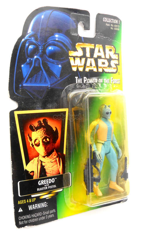 Star Wars / Greedo / POTF Collection / 1995 Kenner 3.75 Inch Action Figure / MOC