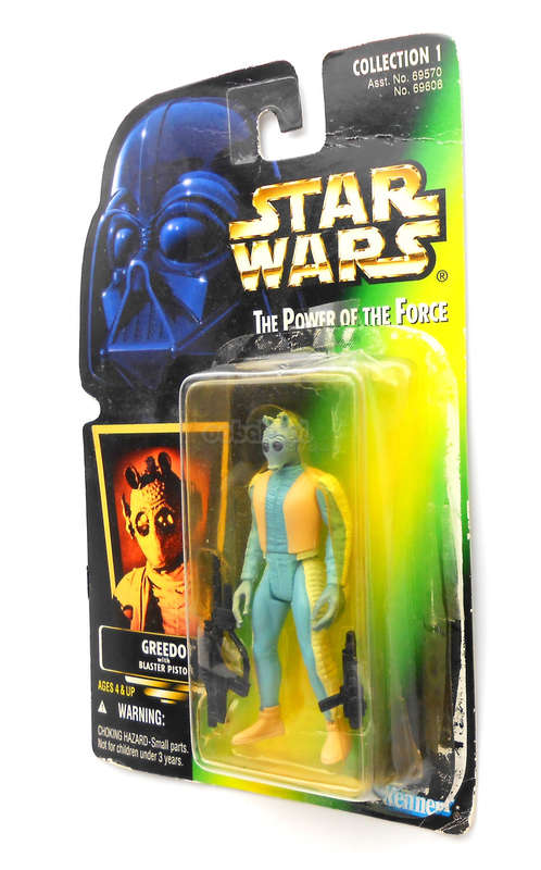 Star Wars / Greedo / POTF Collection / 1995 Kenner 3.75 Inch Action Figure / MOC