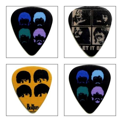 The Beatles / Album Cover / Guitar Plectrum / Set of 20 / Limited Edition