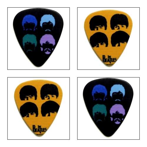 The Beatles / Album Cover / Guitar Plectrum / Set of 20 / Limited Edition