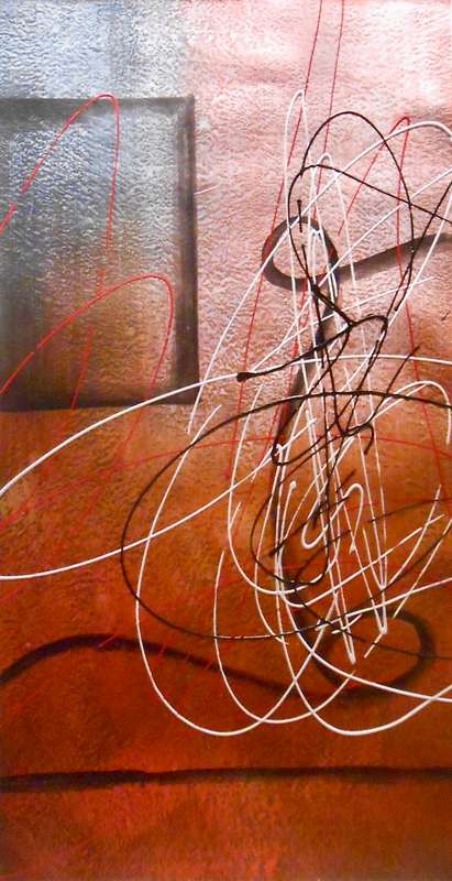 Seasons Abstract / 5-Piece Mega Oil Painting On Canvas / Unframed / STOCK CLEARANCE!!!!