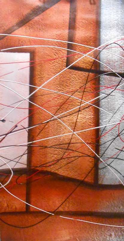 Seasons Abstract / 5-Piece Mega Oil Painting On Canvas / Unframed / STOCK CLEARANCE!!!!