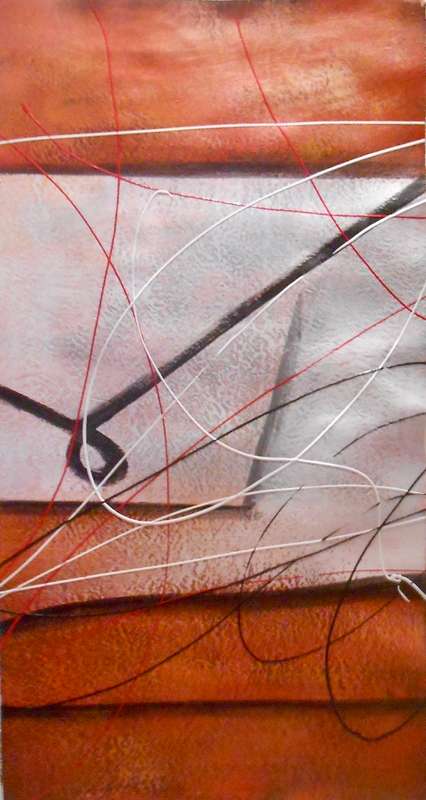 Seasons Abstract / 5-Piece Mega Oil Painting On Canvas / Unframed / STOCK CLEARANCE!!!!