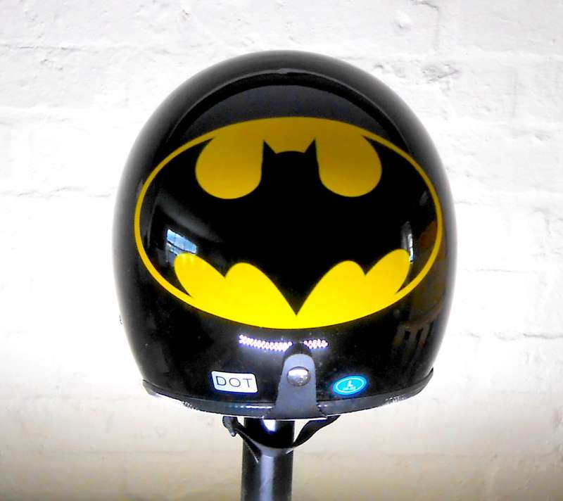 BATMAN HELMET WITH PEAK