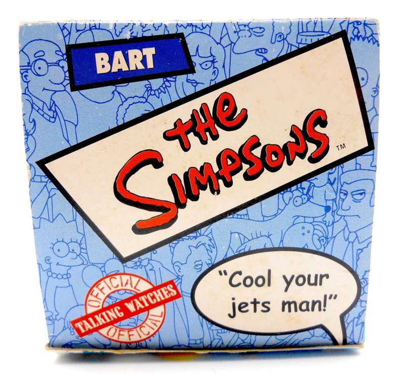 The Simpsons / Bart "Cool Your Jets Man!" / Official TALKING WATCHES 2002 Limited Edition