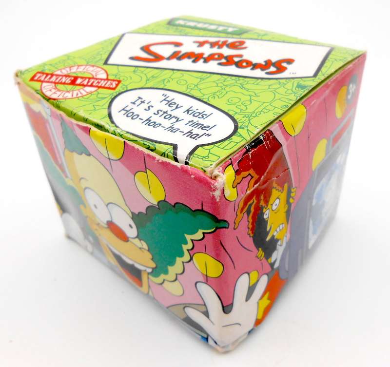 The Simpsons / Krusty "Hey Kids! It's story time!" / Official TALKING WATCHES 2002 Limited Edition