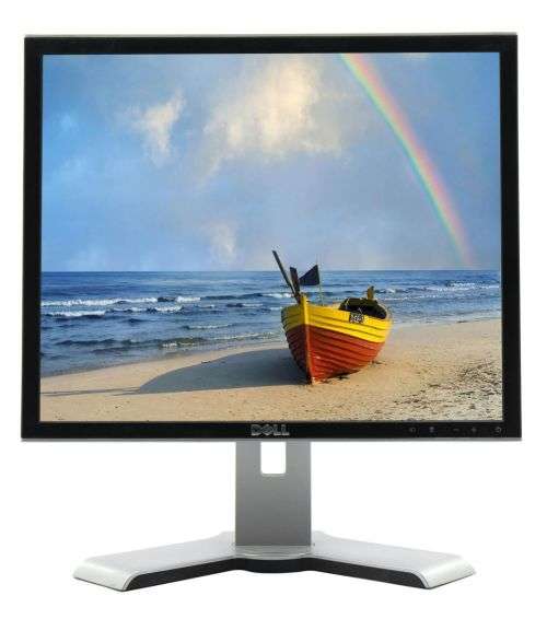 3 x Dell 1908FPT UltraSharp Black 19" LCD Monitors Adjustable Height - Tilt, Height, Swivel