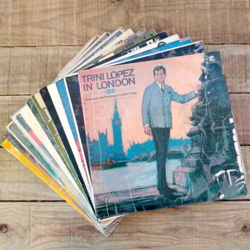 CLEARANCE VINYL SALE |  3 x Trini Lopez + 1 x Sammy Davis + 4 x Johnny Mathis + 5 x Frankie Laine