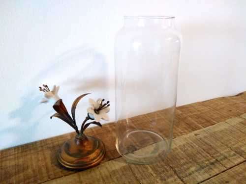 CLEARANCE SALE | Unbeatable Value | Stunning Vintage Floral Glass Jar and Condiments Set