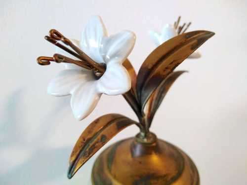 CLEARANCE SALE | Unbeatable Value | Stunning Vintage Floral Glass Jar and Condiments Set