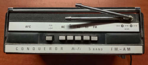 Supersonic Conqueror 5 Band Radio (1960`s)
