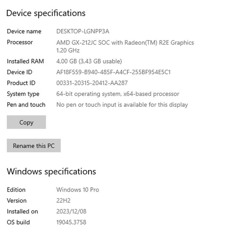 HP T520 Mini PC