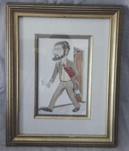 ORIGINAL WATERCOLOR BY MW BATES '77