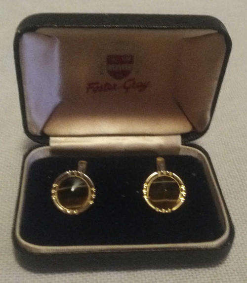 TIGER EYE CUFFLINKS