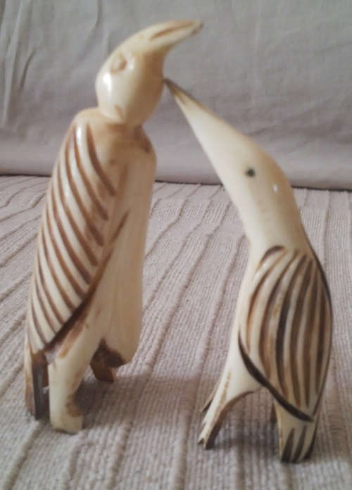 INTERESTING "IVORY"???? CARVINGS