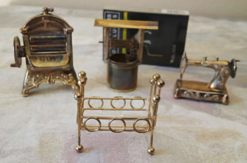 BRASS PRINTERS TRAY ORNAMENTS - VARIOUS 2