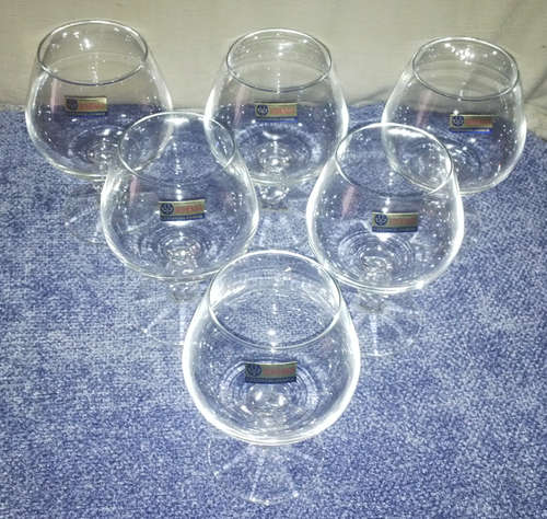 BOHEMIA CRYSTALEX 190ml WINE GLASSES (SET OF SIX)