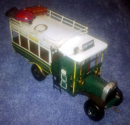 FINAL CLEARANCE - HIGHLY COLLECTIBLE: METAL OLD BUS (35x11cm) - LAST ONE!!!