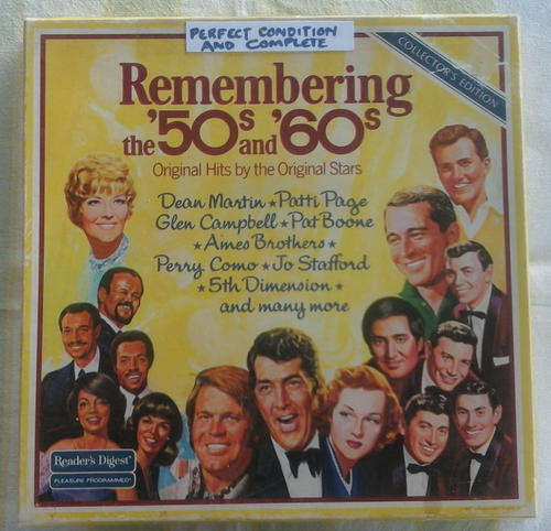 COMPLETE IN MINT CONDITION SET OF 33 1/3 LP's FROM THE 50's AND 60's