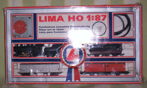 COLLECTIBLE LIMA HO 1:87 #1-40 3030C TRAIN SET with PROGRESSIVE ADDITIONAL TRACKS
