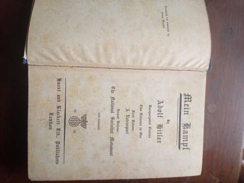 Mein Kampf 1939 English Version