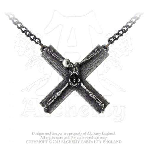 Last Chance! Alchemy P682 Gothic Crucifaction -- Fine English Pewter