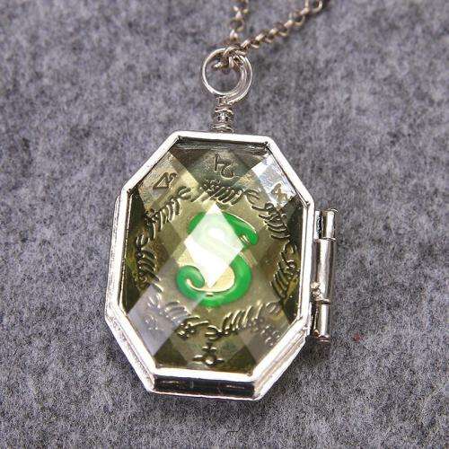 Harry Potter Slytherin House Badge Locket