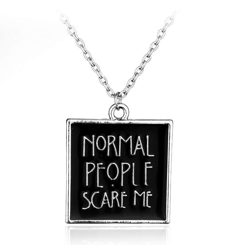 American Horror Story Normal People Scare Me Pendant Necklace