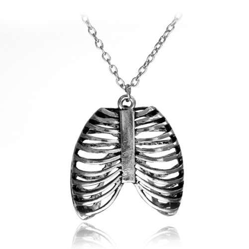 Anatomy Human Rib Cage Necklace