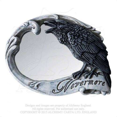 Alchemy Gothic V27 Nevermore Compact Mirror (Resin Compact Mirror)