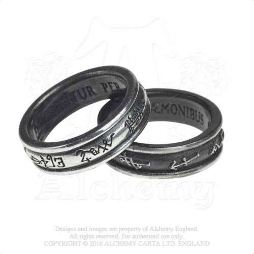 Alchemy Gothic AG-R212 Demon Black & Angel White - Size: UK Q | US 8