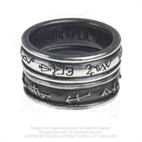 Alchemy Gothic AG-R212 Demon Black & Angel White - Size: UK Q | US 8