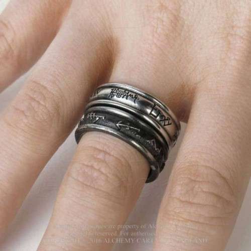 Alchemy Gothic AG-R212 Demon Black & Angel White - Size: UK Q | US 8