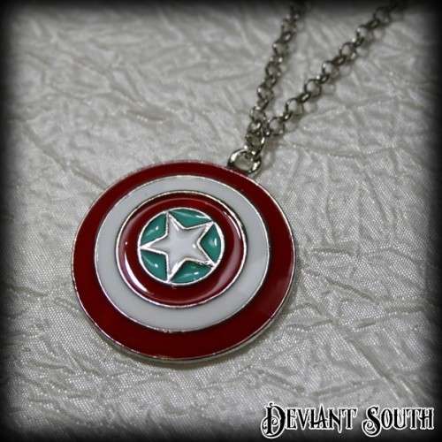 Captain America Shield Necklace