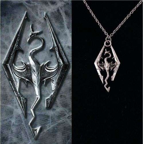 Skyrim Dragon Necklace