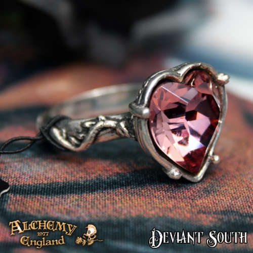 Last Chance! Alchemy Gothic AG-R198 Bower Troth Ring - Size: T (UK) | -9 (US)