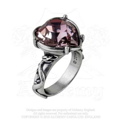 Last Chance! Alchemy Gothic AG-R198 Bower Troth Ring - Size: T (UK) | -9 (US)
