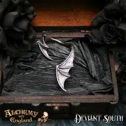 Alchemy Gothic E376 A Night With Goethe Stud Ear-Wrap (left)