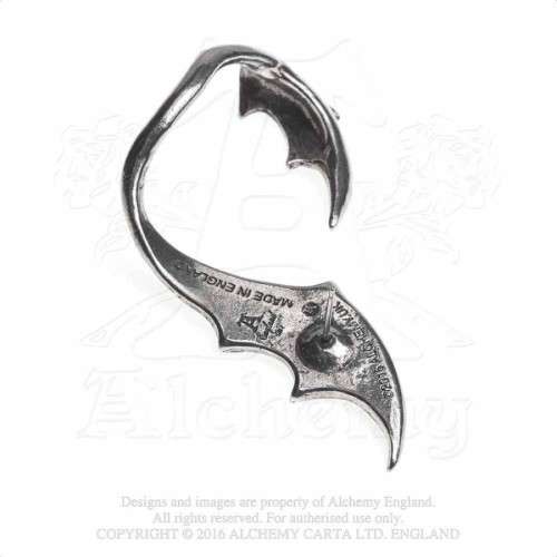 Alchemy Gothic E376 A Night With Goethe Stud Ear-Wrap (left)
