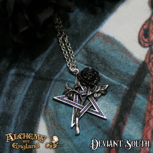 Alchemy Gothic P715 Ruah Vered pewter pendant necklace