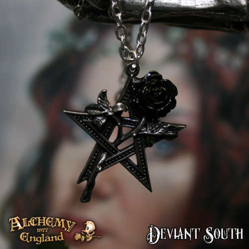 Alchemy Gothic P715 Ruah Vered pewter pendant necklace