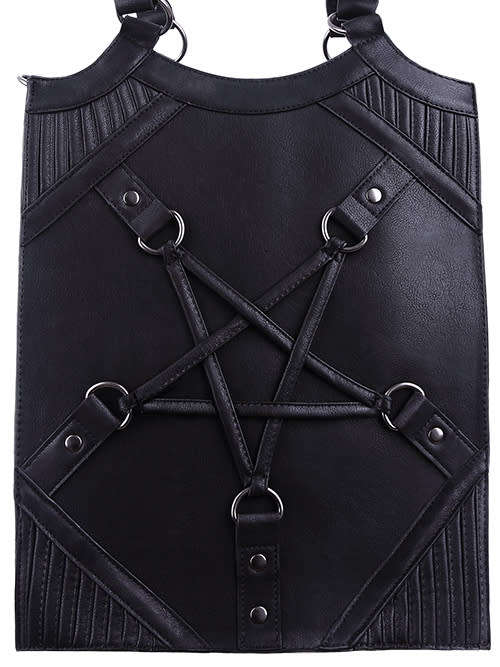 Restyle `PENTAGRAM BAG` Pentagram harness handbag, occult purse