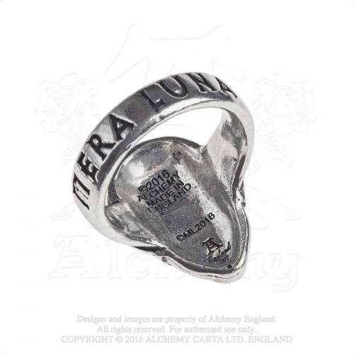 Alchemy Gothic AG-R213 M`era Luna Evil Clown Ring - Size: Q (UK) | 8 (US)